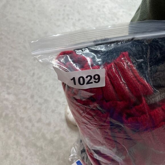 Vintage Marsh Landing Sweater Ramie Wool Knit Blend Holiday Faux Fur Collar - Picture 10 of 13